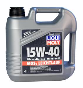 Моторное масло Liqui Moly MoS2 Leichtlauf SAE 15w40, 4л